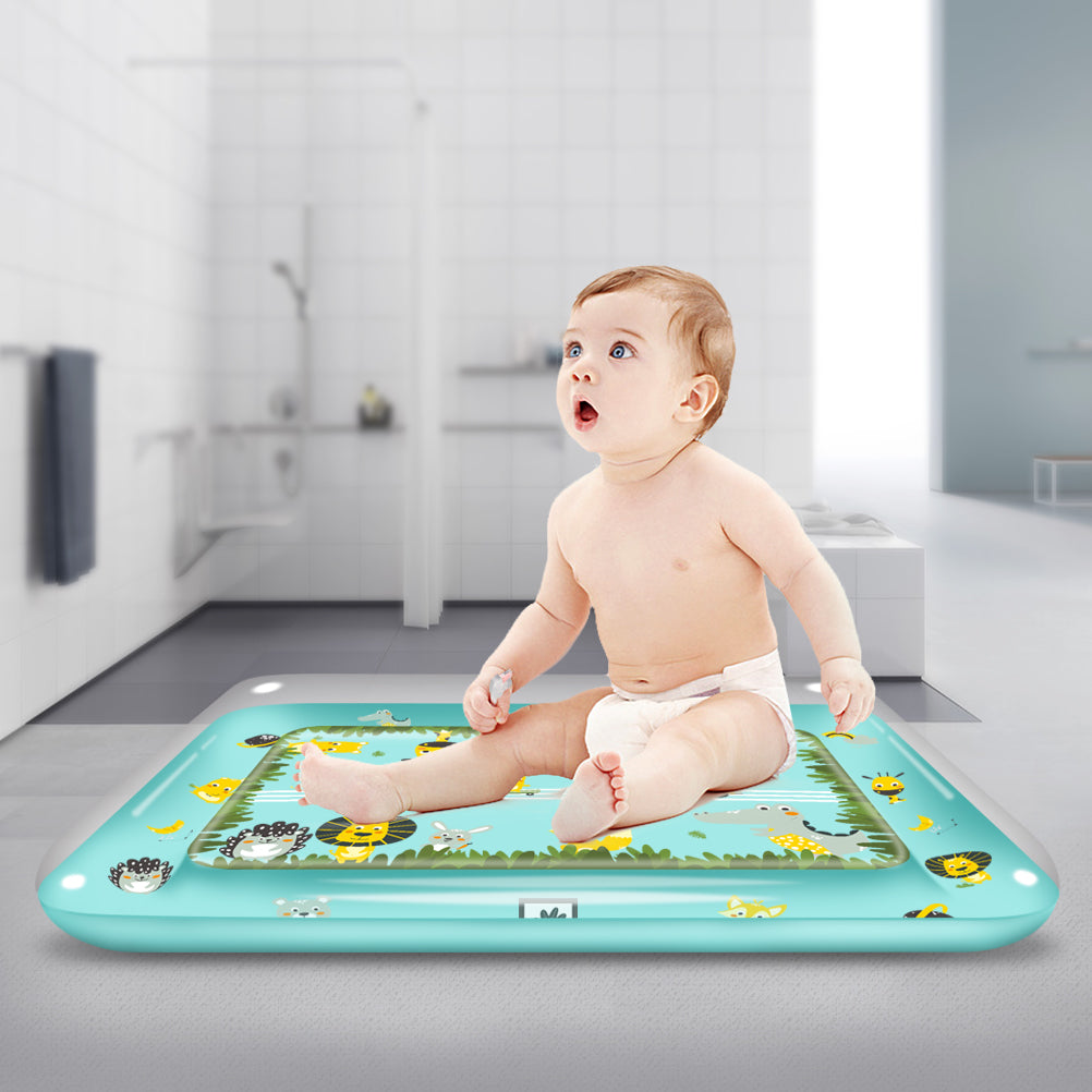 Tapis d'Eau Gonflable Tummy Time pour Bébé (1 Mois - 24 Mois)