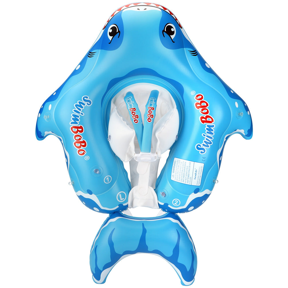 Bouée Bébé Swimbobo Gonflable avec Parasol et queue (3 Mois - 6 Ans)