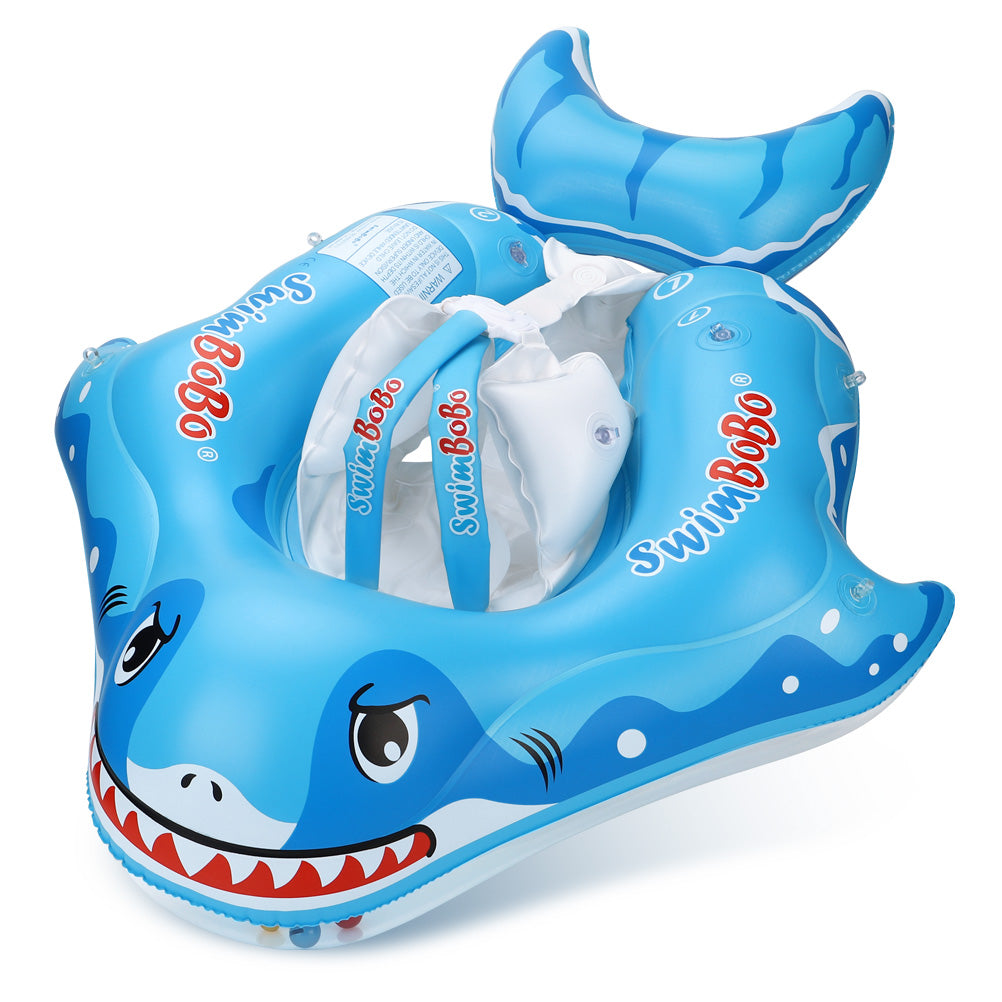 Bouée Bébé Swimbobo Gonflable avec Parasol et queue (3 Mois - 6 Ans)