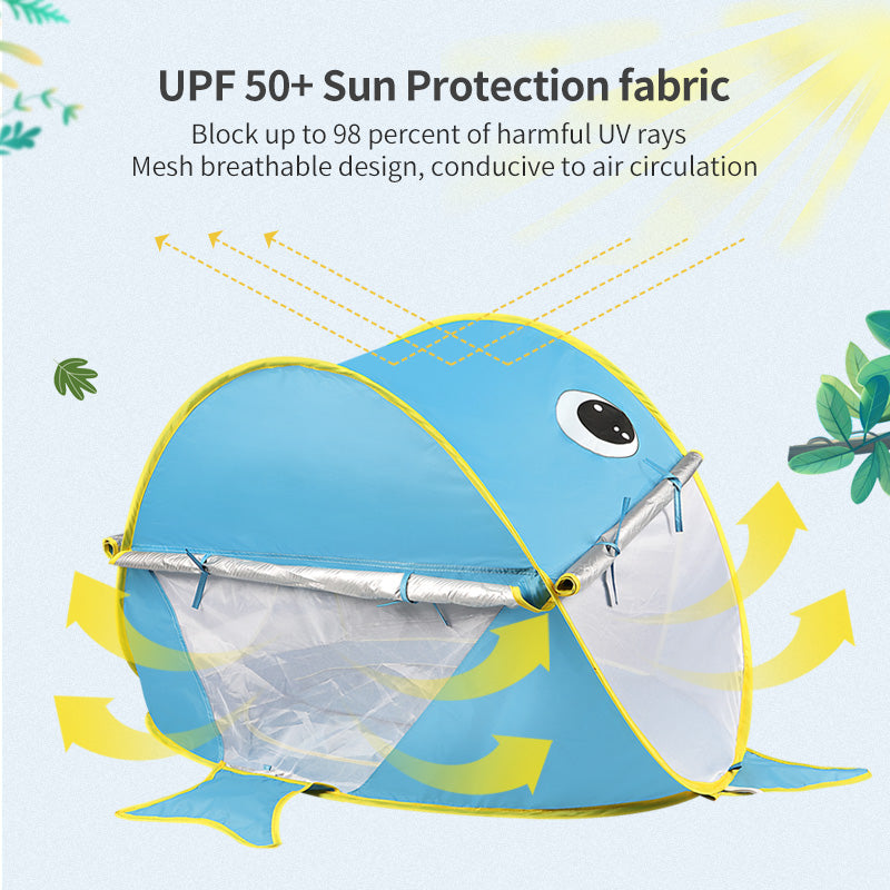 Tente de Plage pour Bébé avec Protection Solaire