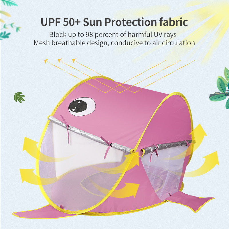Tente de Plage pour Bébé avec Protection Solaire