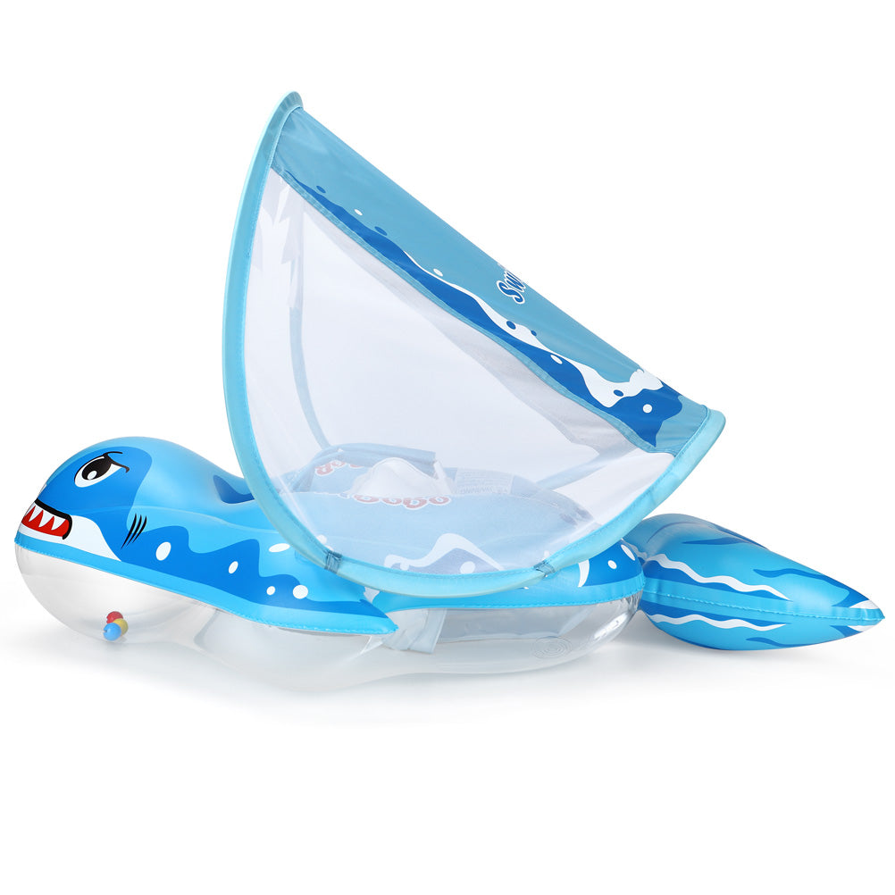 Bouée Bébé Swimbobo Gonflable avec Parasol et queue (3 Mois - 6 Ans)