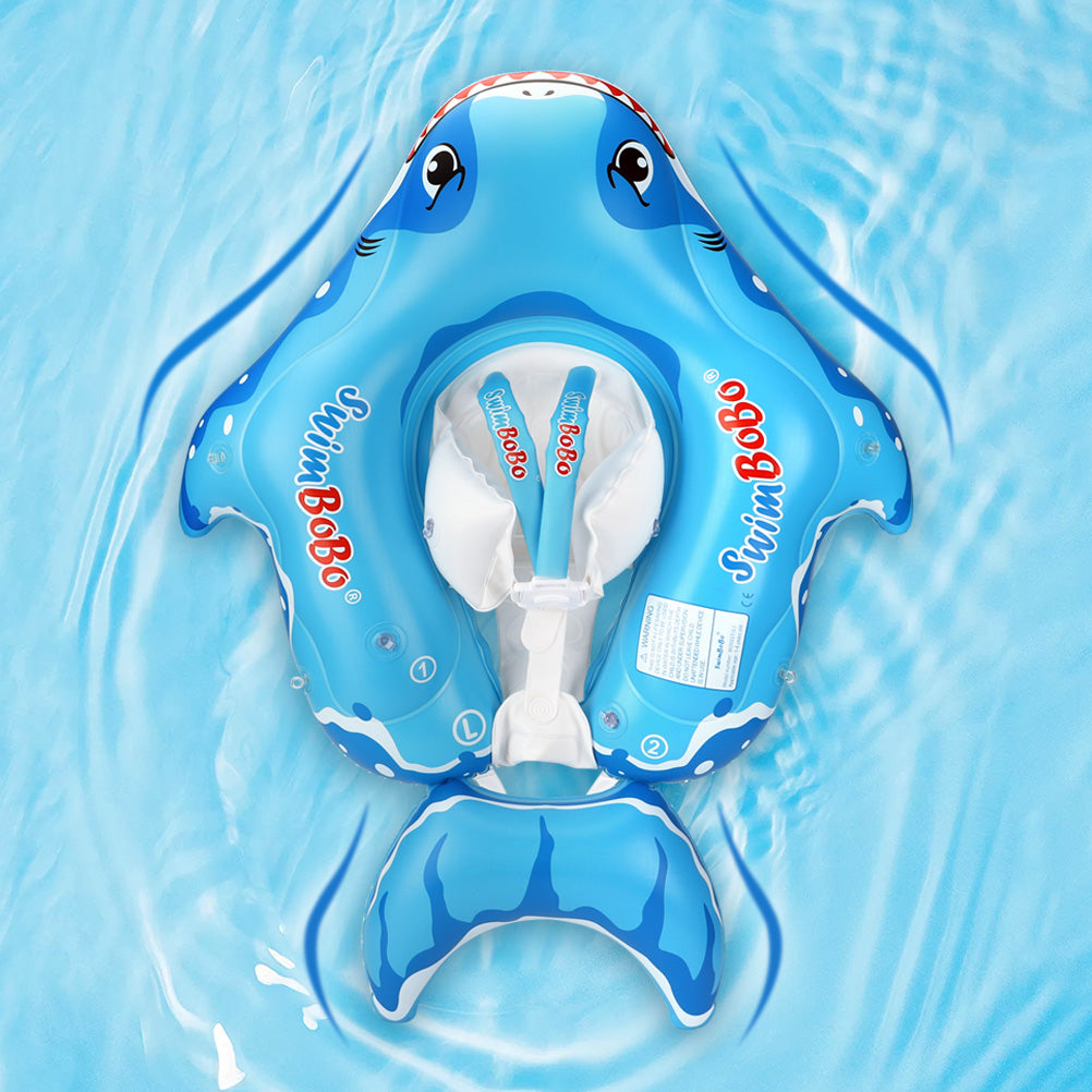 Bouée Bébé Swimbobo Gonflable avec Parasol et queue (3 Mois - 6 Ans)