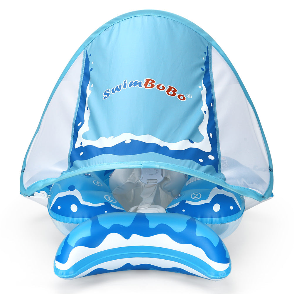 Bouée Bébé Swimbobo Gonflable avec Parasol et queue (3 Mois - 6 Ans)