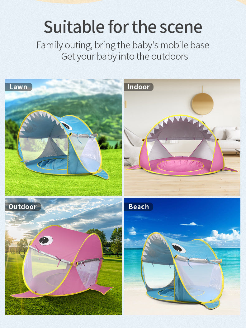 Tente de Plage pour Bébé avec Protection Solaire