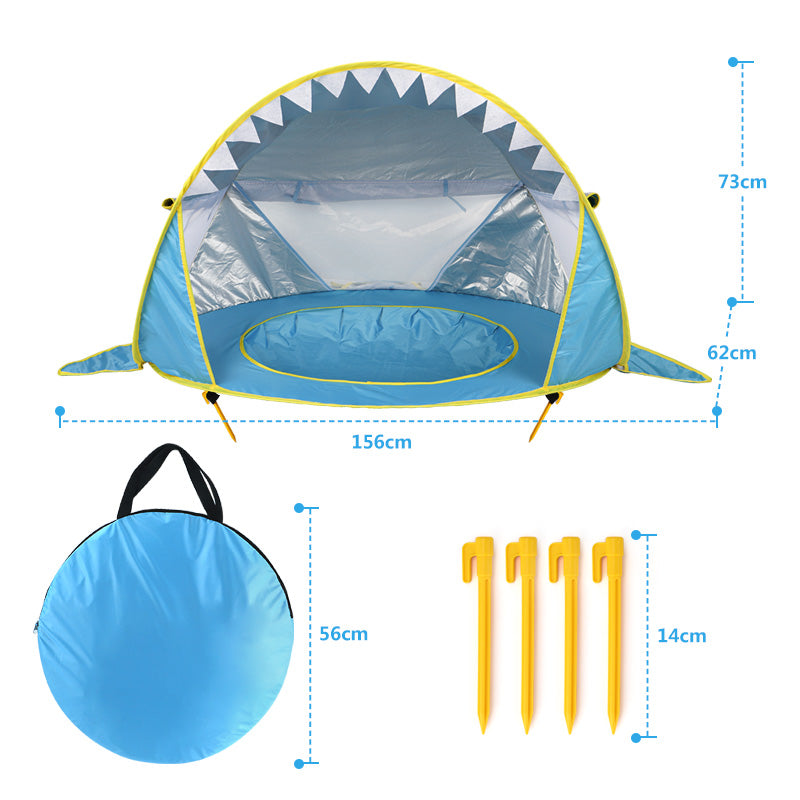 Tente de Plage pour Bébé avec Protection Solaire