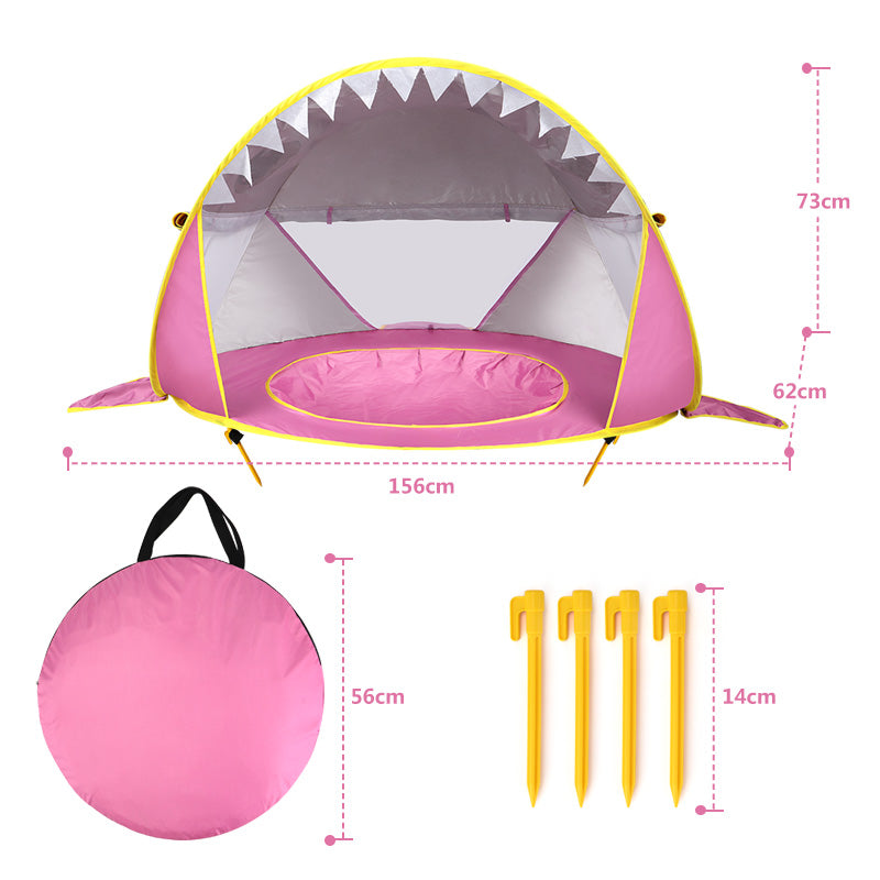 Tente de Plage pour Bébé avec Protection Solaire