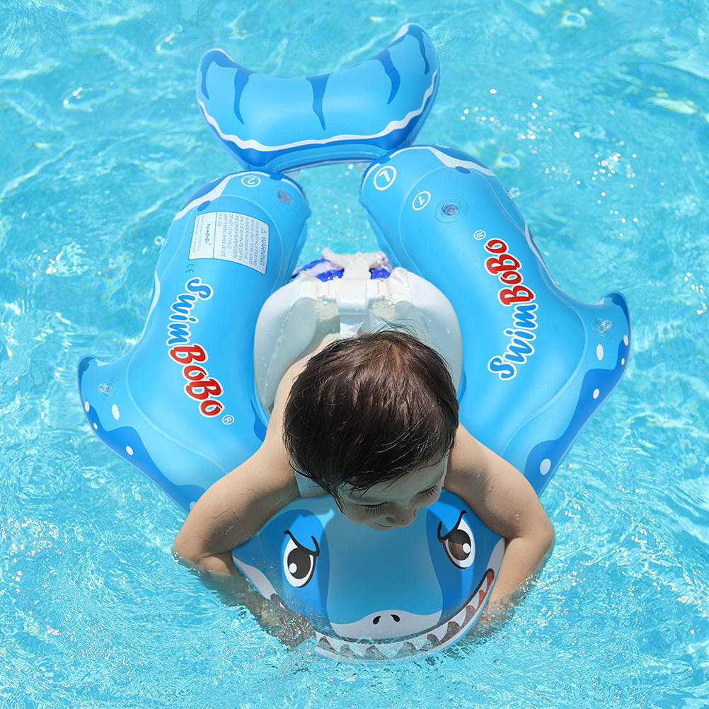 Bouée Bébé Swimbobo Gonflable avec Parasol et queue (3 Mois - 6 Ans)