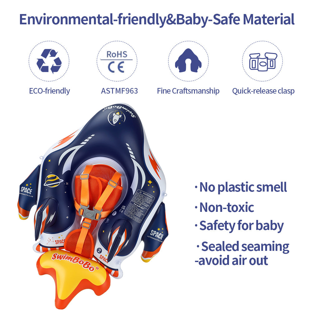 Flotteur Gonflable pour Bébé Swimbobo avec Canopy (6-36 Mois)