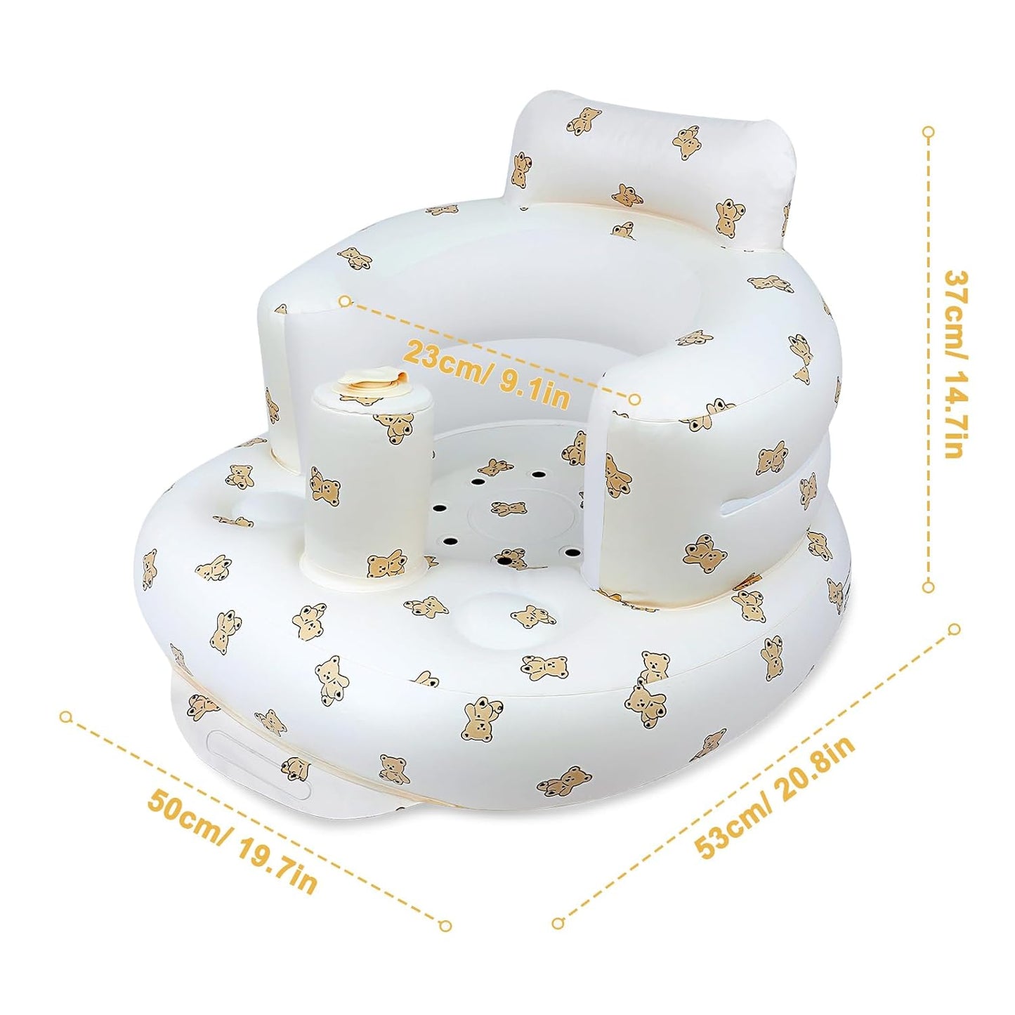 Chaise Gonflable pour Bébé (À partir de 3 Mois)