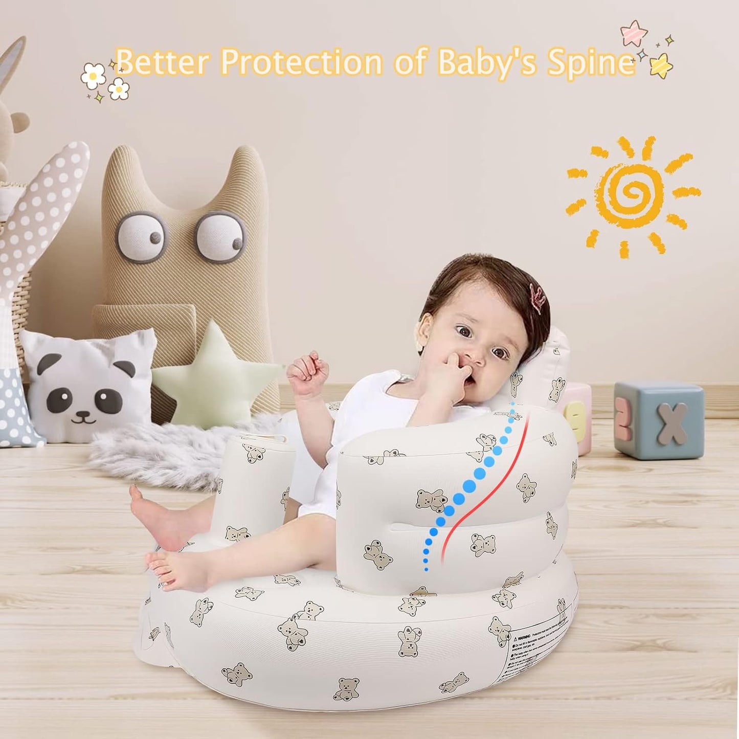 Chaise Gonflable pour Bébé (À partir de 3 Mois)