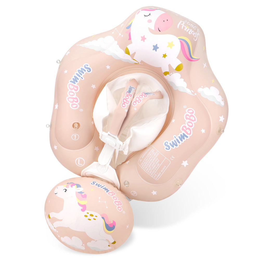 Flotteur Gonflable pour Bébé Swimbobo avec Canopy et Queue (3 Mois - 6 Ans)