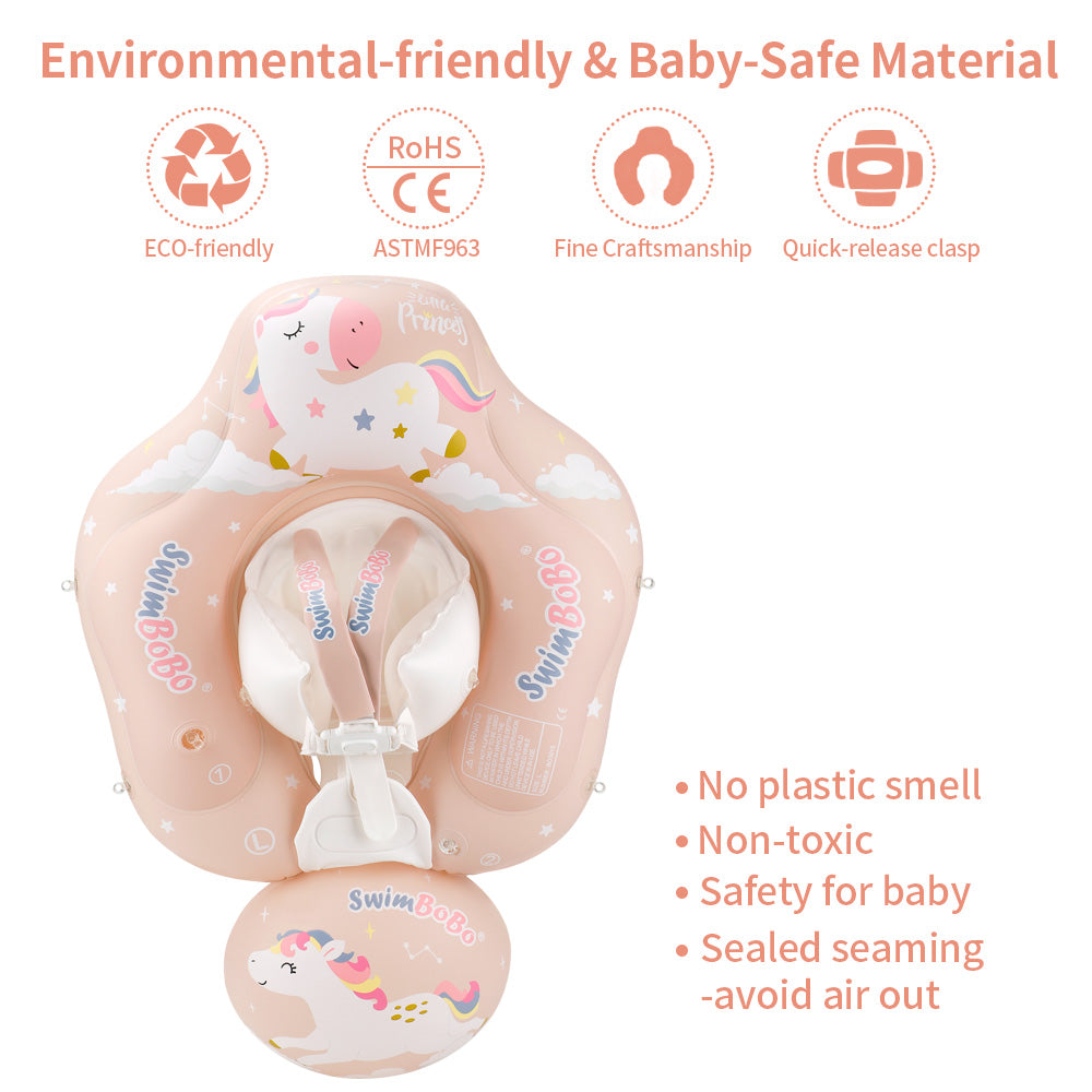 Flotteur Gonflable pour Bébé Swimbobo avec Canopy et Queue (3 Mois - 6 Ans)