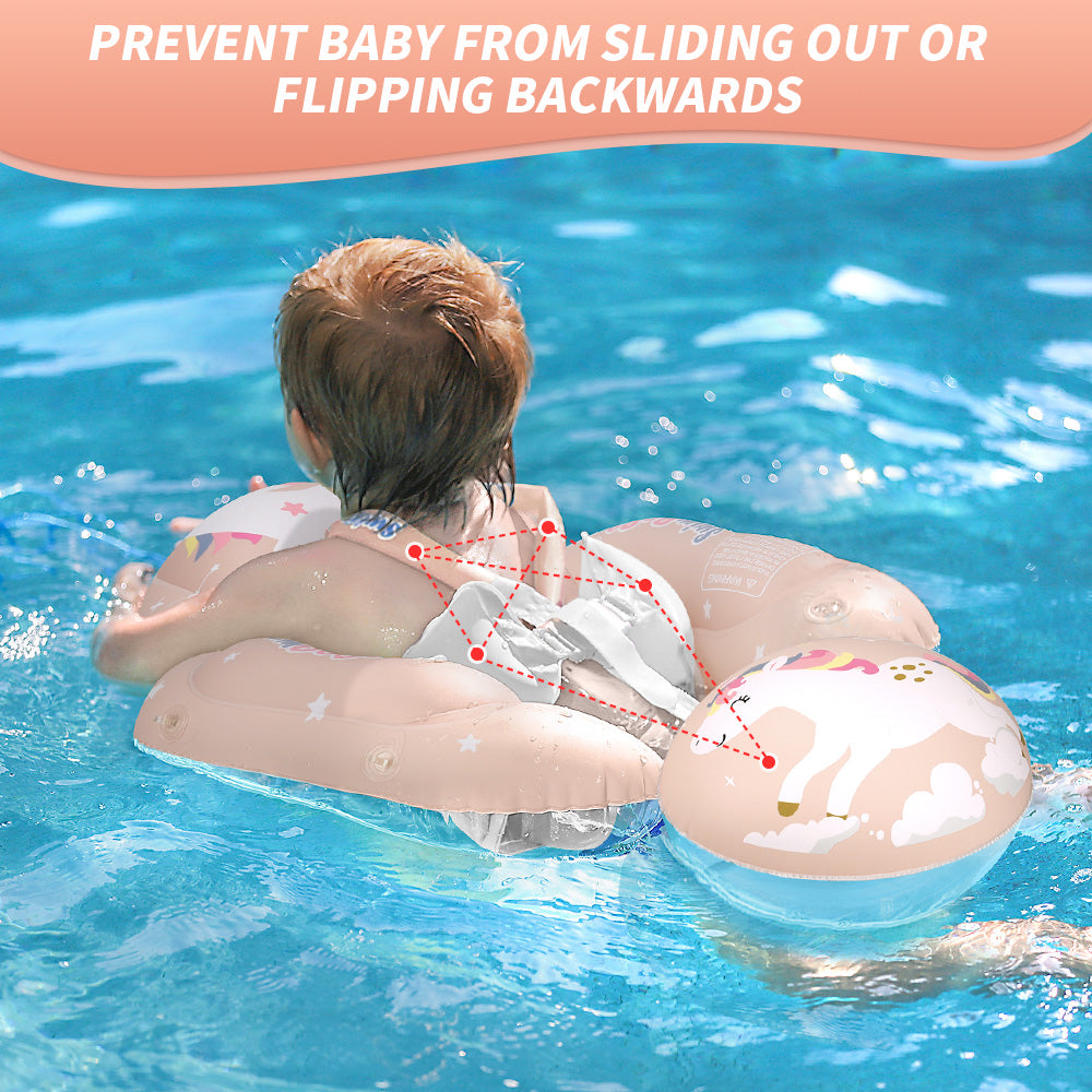 Flotteur Gonflable pour Bébé Swimbobo avec Canopy et Queue (3 Mois - 6 Ans)
