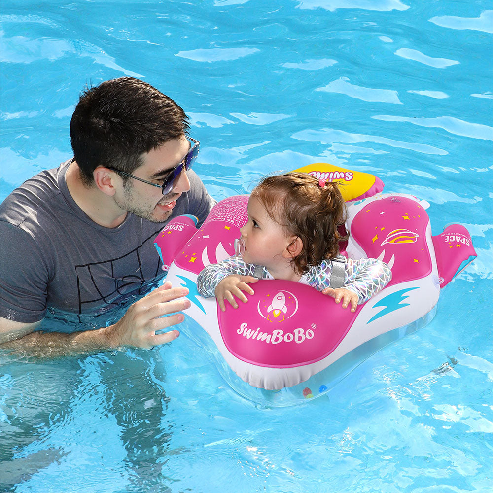 Bouée Bébé Swimbobo Gonflable avec Parasol et queue (6-36 Mois)