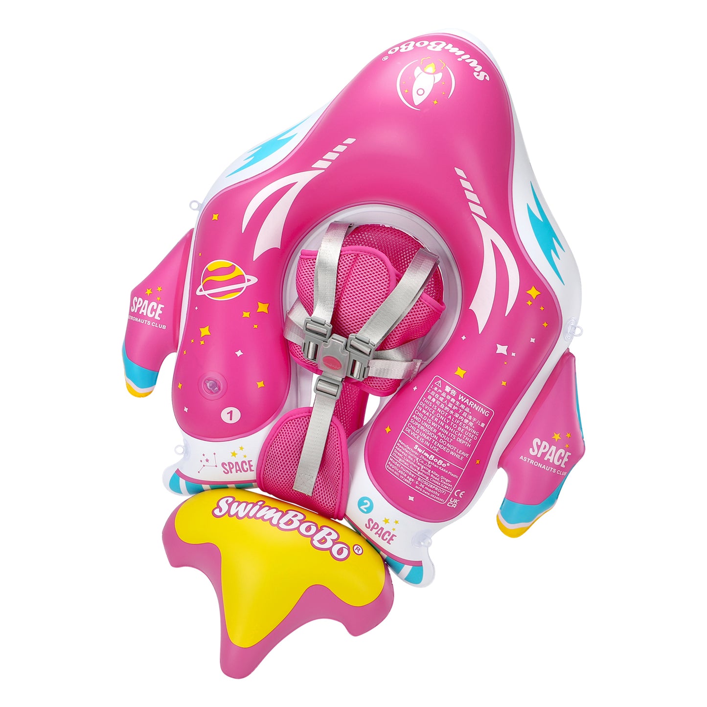 Bouée Bébé Swimbobo Gonflable avec Parasol et queue (6-36 Mois)