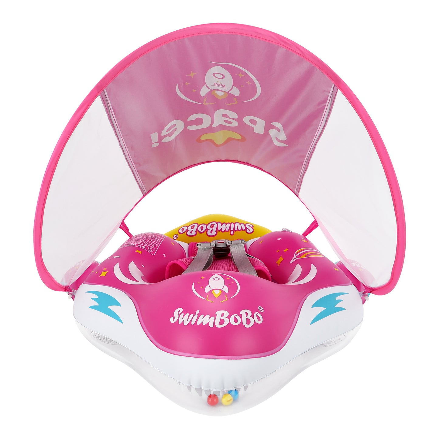 Bouée Bébé Swimbobo Gonflable avec Parasol et queue (6-36 Mois)