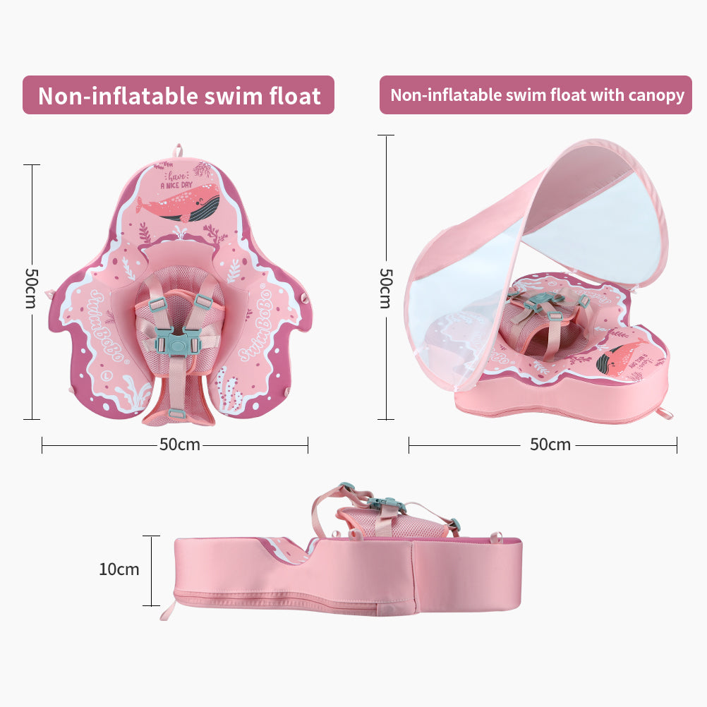 Bouée Bébé Swimbobo Non-Gonflable avec Parasol et Queue (4-48 Mois)