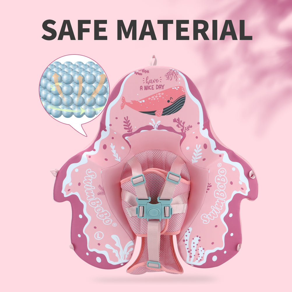 Bouée Bébé Swimbobo Non-Gonflable avec Parasol et Queue (4-48 Mois)