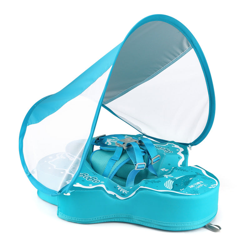 Bouée Bébé Swimbobo Non-Gonflable avec Parasol et Queue (4-48 Mois)