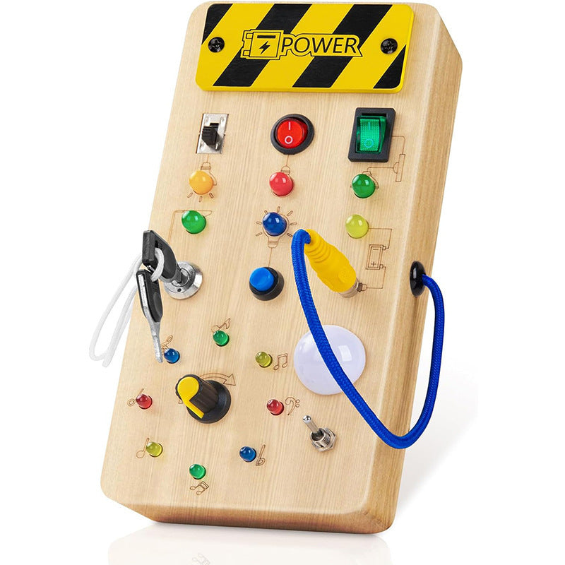 Tableau Montessori Occupé avec Lumière pour Activités Sensorielles