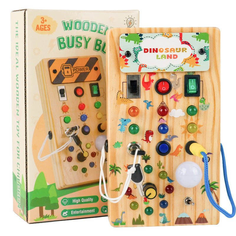 Tableau Montessori Occupé avec Lumière pour Activités Sensorielles