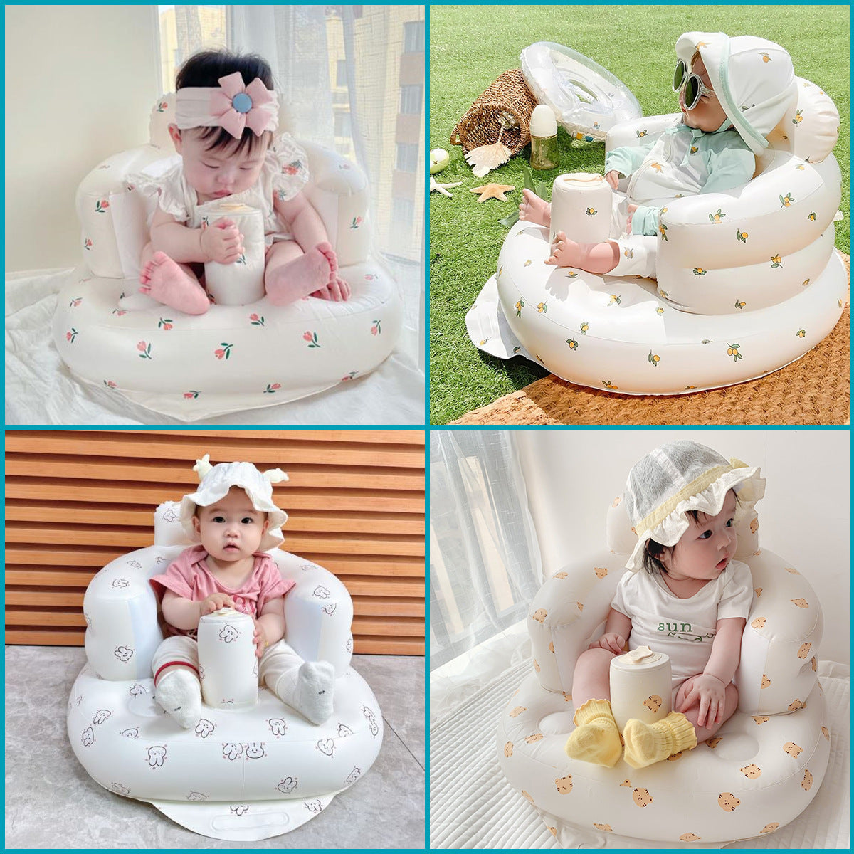 Chaise Gonflable pour Bébé (À partir de 3 Mois)