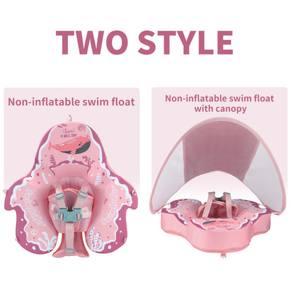 Bouée Bébé Swimbobo Non-Gonflable avec Parasol et Queue (4-48 Mois)